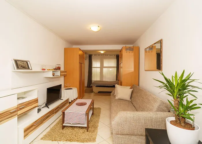 Suesses Studio-apartment 800 Meter Zum Mit Waschmaschine Und Parkplatz Crikvenica